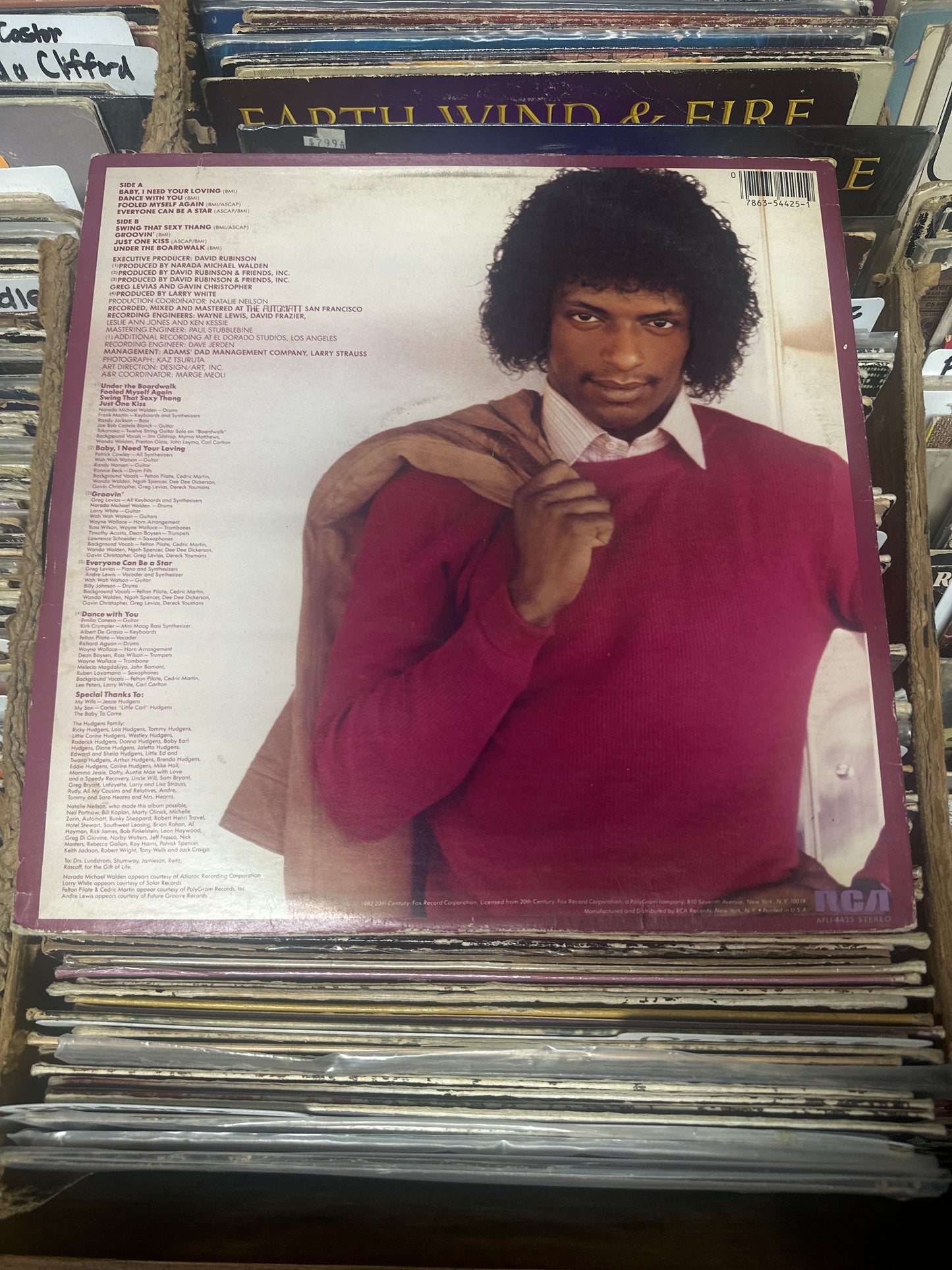 Carl Carlton ‎– The Bad C.C. Vinyl LP AF1-4425 VG+/VG+