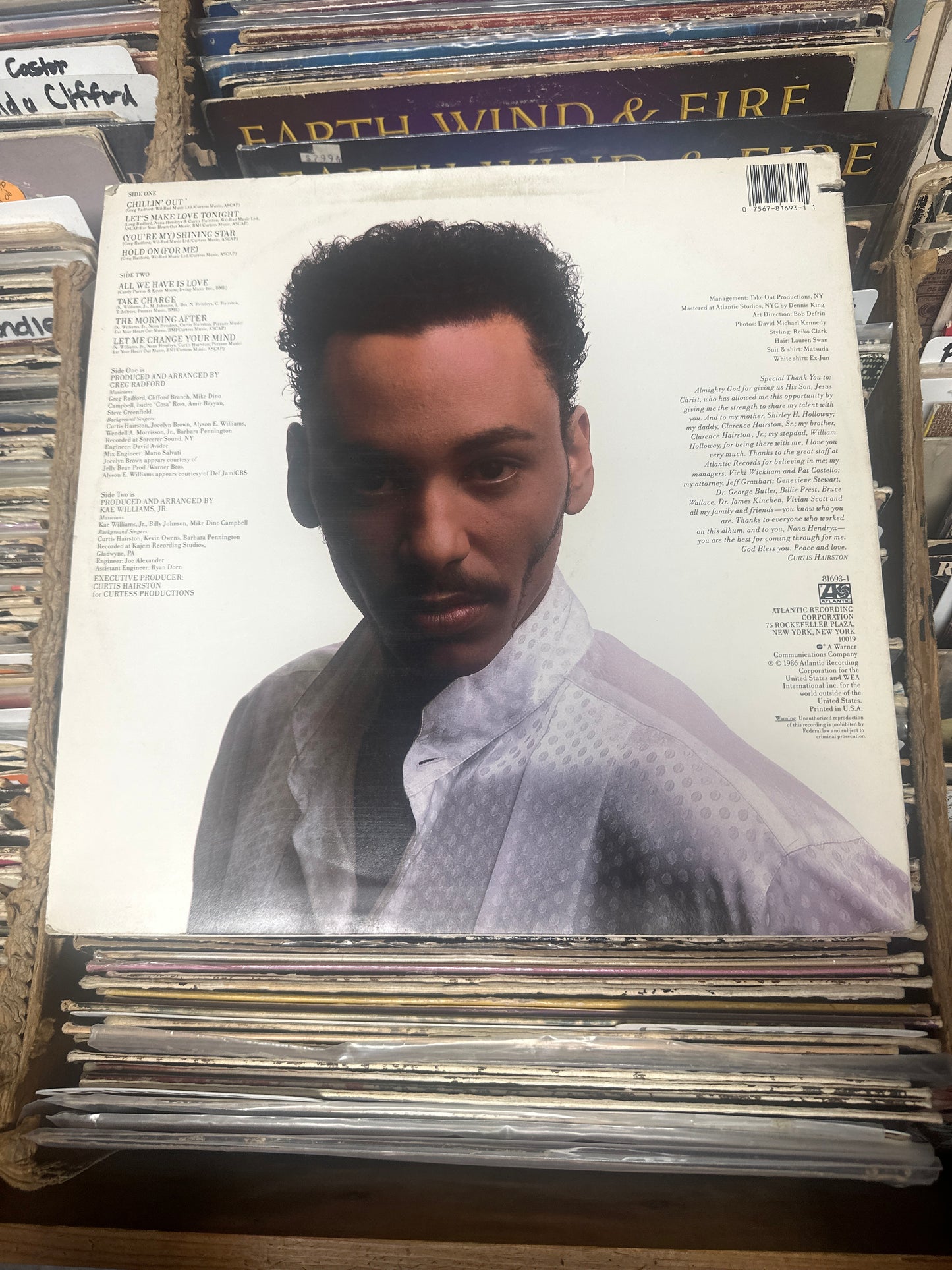 Curtis Hairston – Curtis Hairston Vinyl LP (SP) Near Mint/VG+