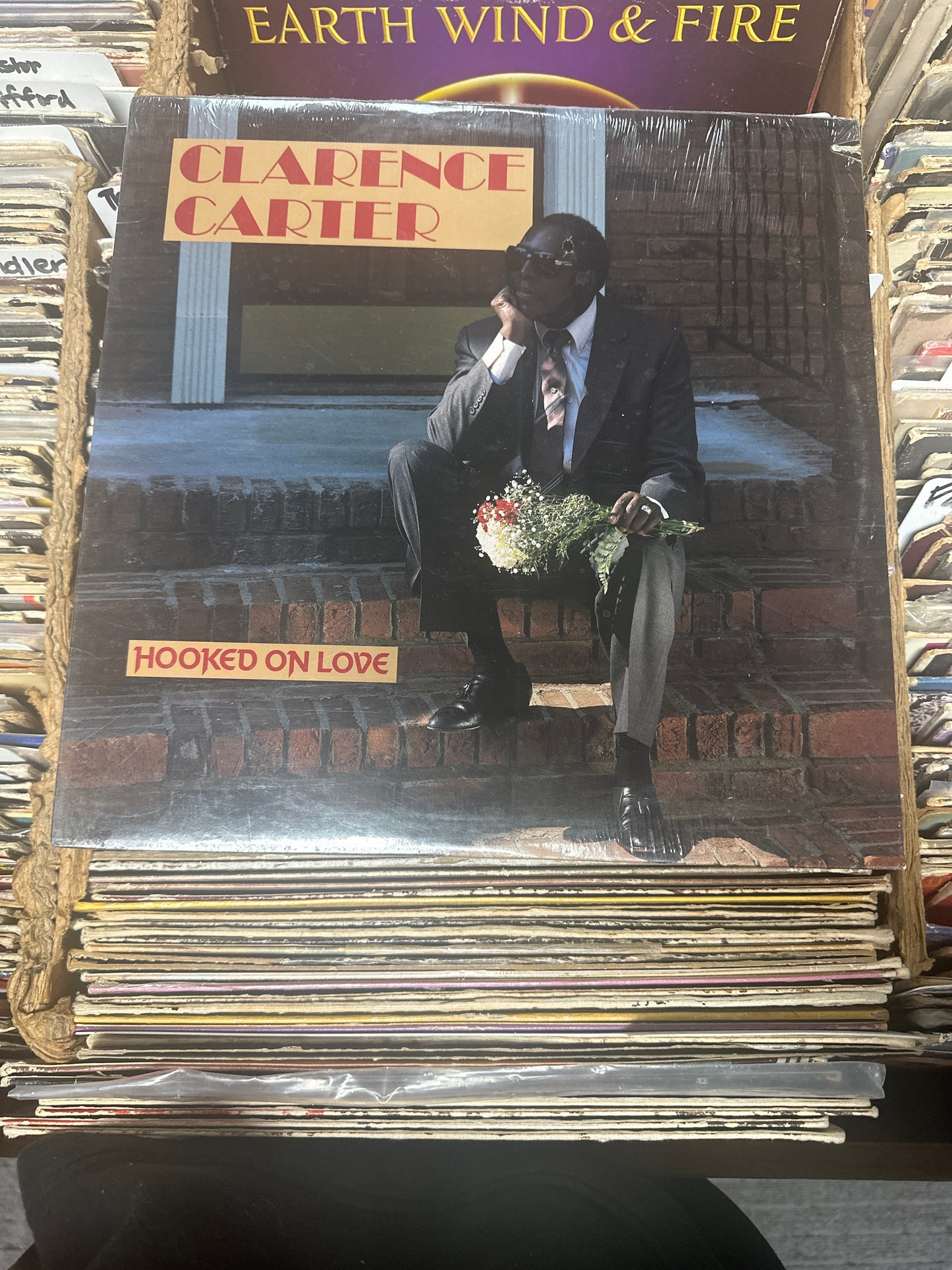 Clarence Carter ‎– Hooked On Love Vinyl LP ICH-1016