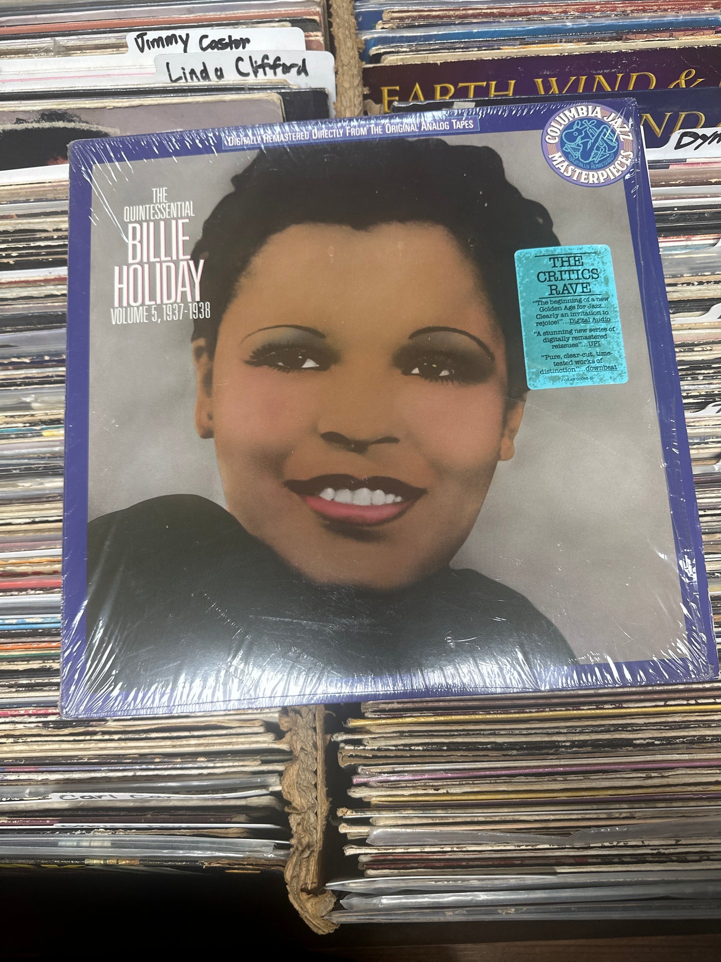 Billie Holiday ‎– The Quintessential Billie Holiday Volume 5, 1937-1938 Vinyl LP  Near Mint/VG+