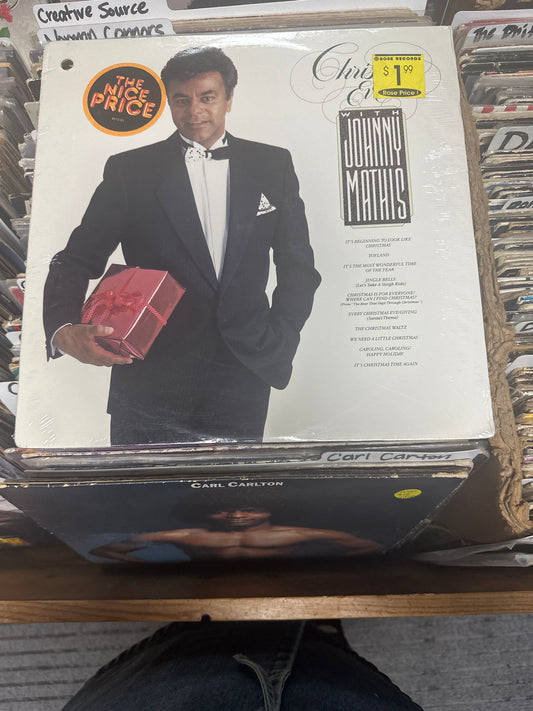 Johnny Mathis ‎– Christmas Eve With Johnny Mathis Vinyl Lp