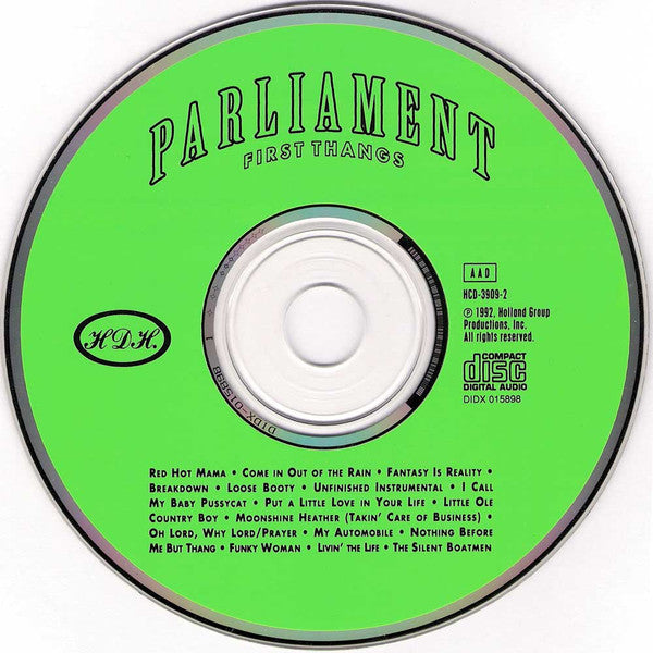 Parliament : First Thangs (CD, Album, Comp, RE)