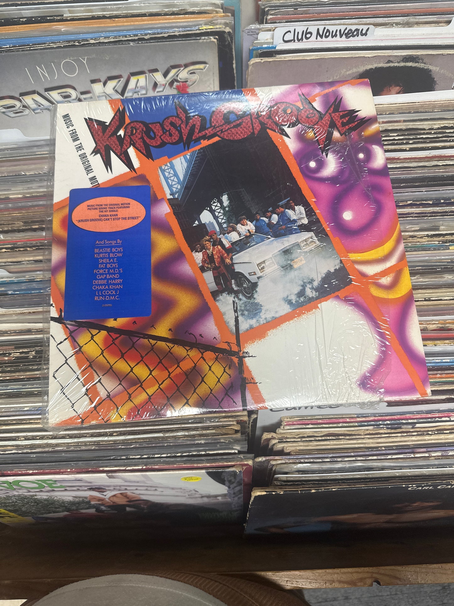 Various ‎– Krush Groove (Music From The Original Motion Picture Soundtrack) Vinyl Lp  VG+/VG+