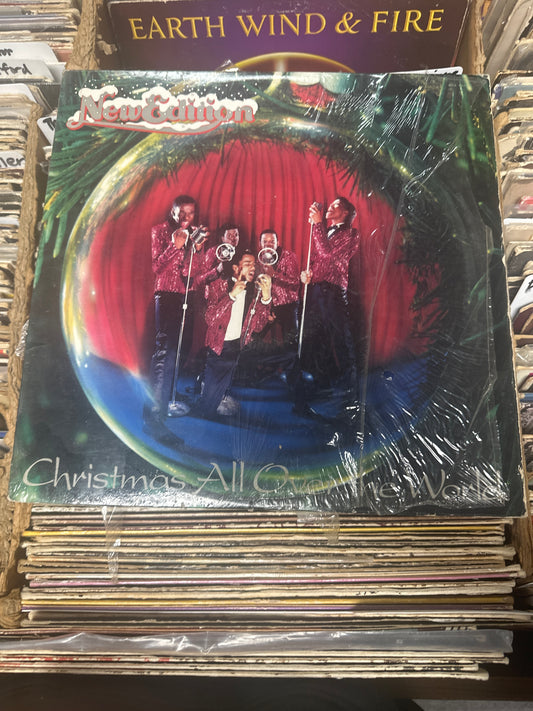 New Edition ‎– Christmas All Over The World Vinyl LP MCA-39040