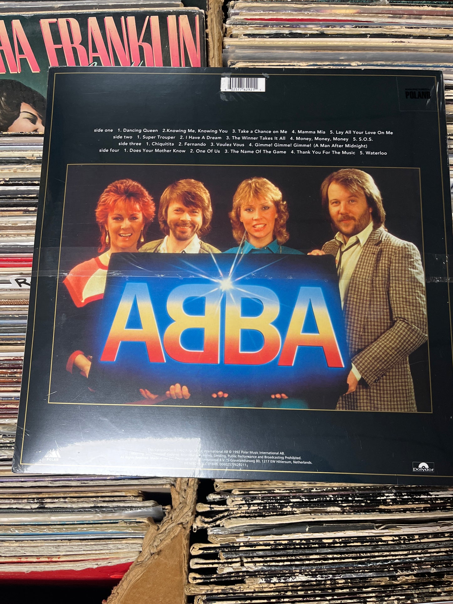 ABBA ‎– Gold (Greatest Hits) 2 × Vinyl Lp