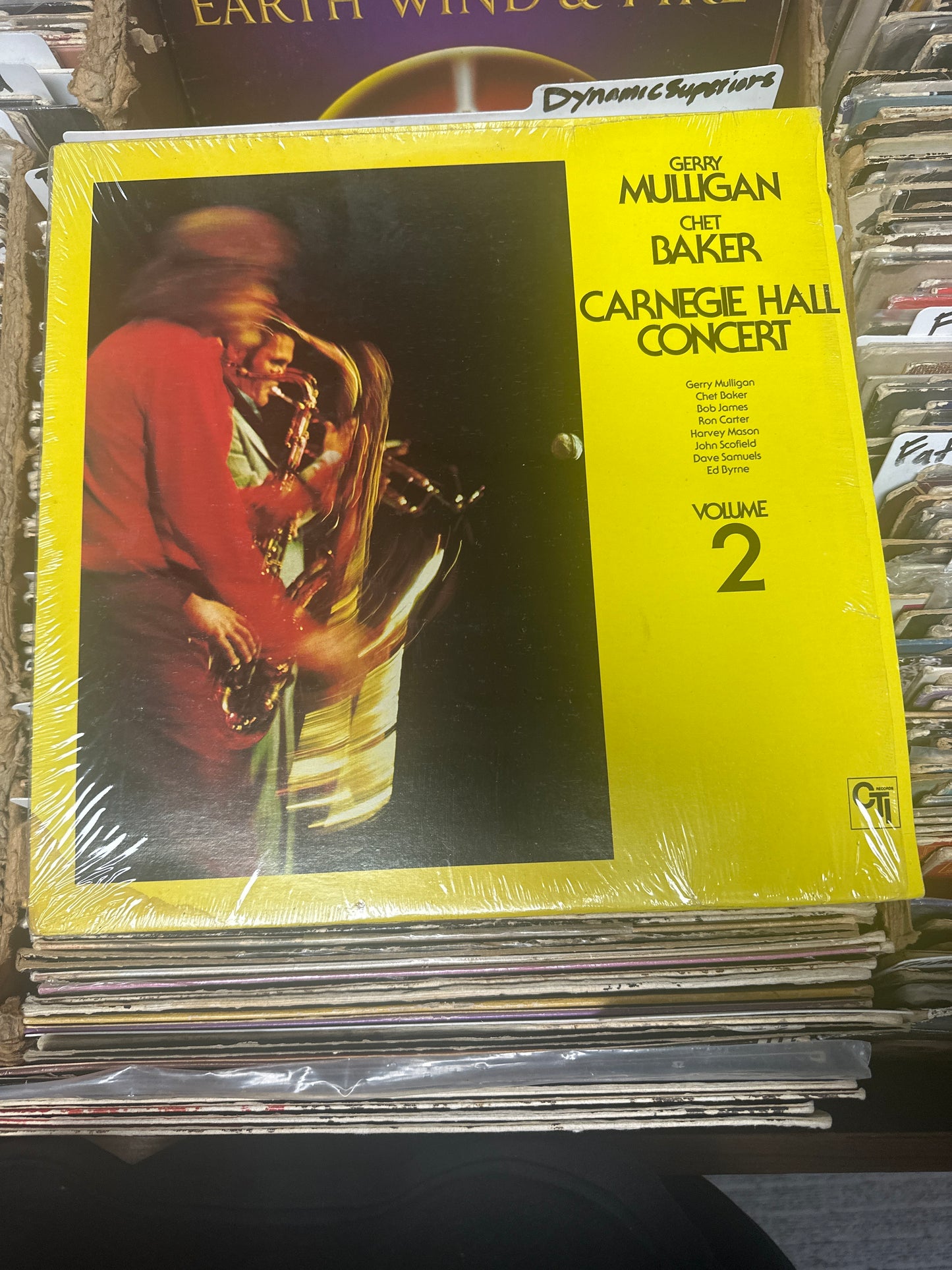 Gerry Mulligan / Chet Baker ‎– Carnegie Hall Concert Volume 2 Vinyl LP CTI 6055 S1 VG+/VG+