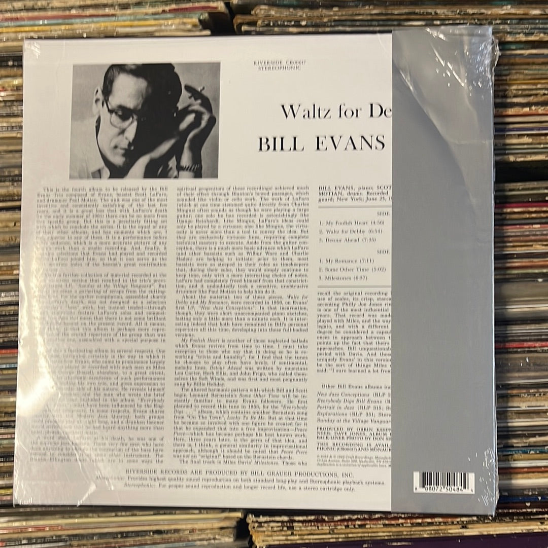 Bill Evans Trio ‎– Waltz For Debby 180g Vinyl LP