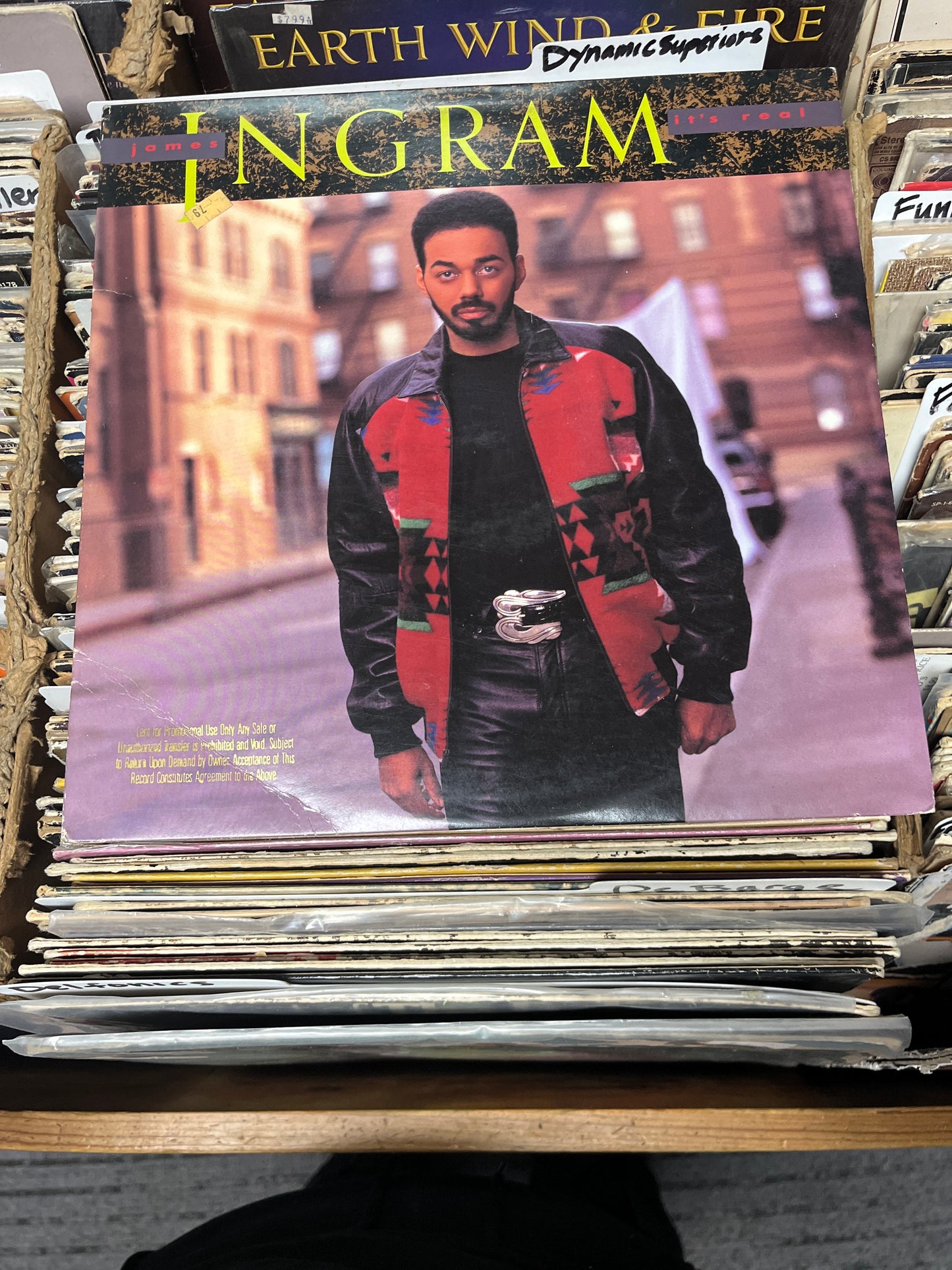 James Ingram – It's Real Vinyl Lp  9 25924-1 VG+/VG+
