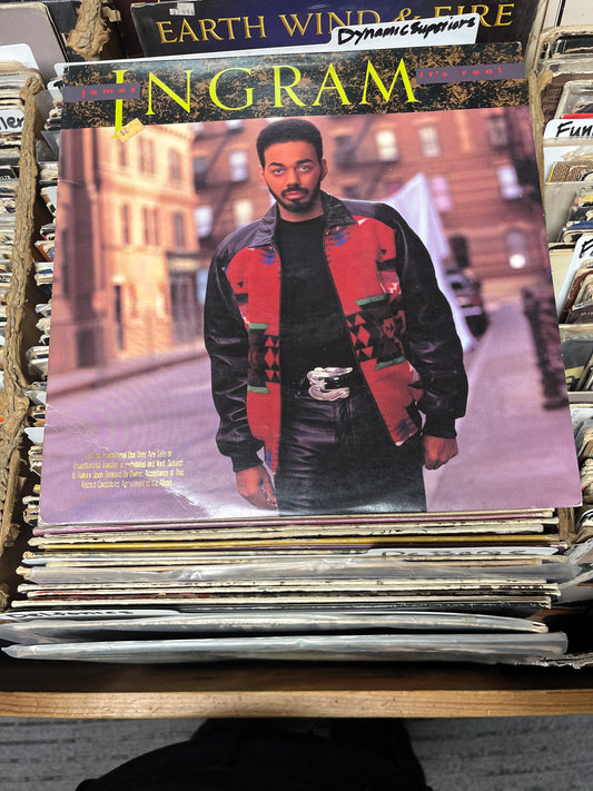 James Ingram – It's Real Vinyl Lp  9 25924-1 VG+/VG+