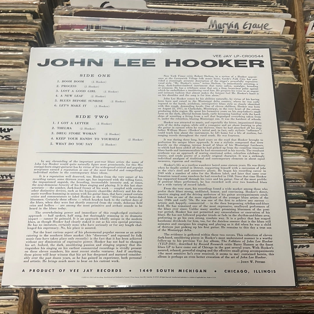 John Lee Hooker – Burnin' 180g Vinyl Lp Reissue