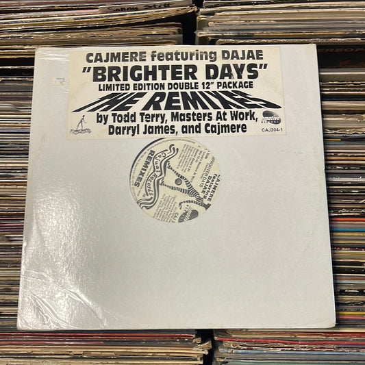 Cajmere Featuring Dajae* ‎– Brighter Days (Remixes) Vinyl LP