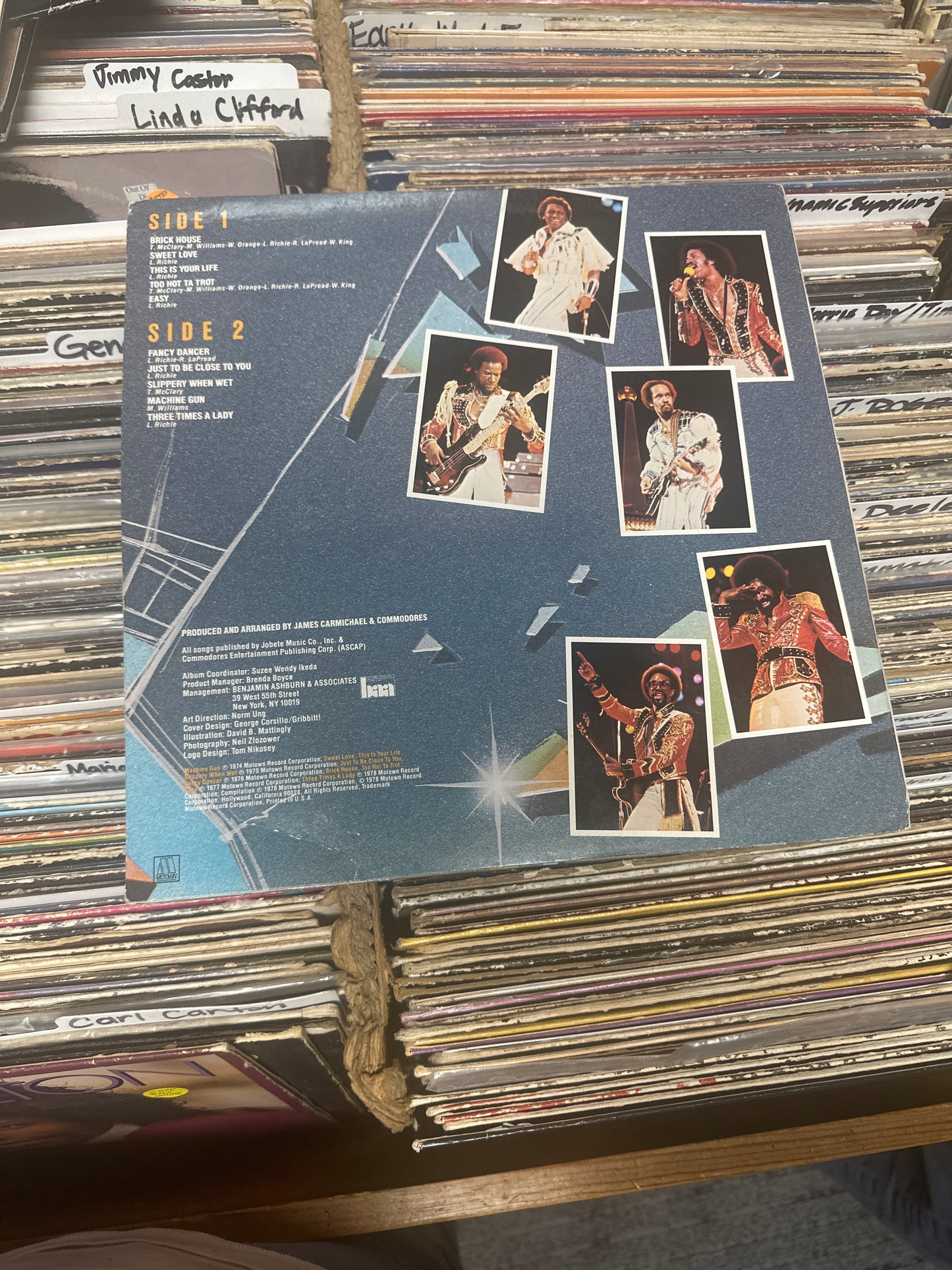 Commodores ‎– Greatest Hits Vinyl LP VG/VG+