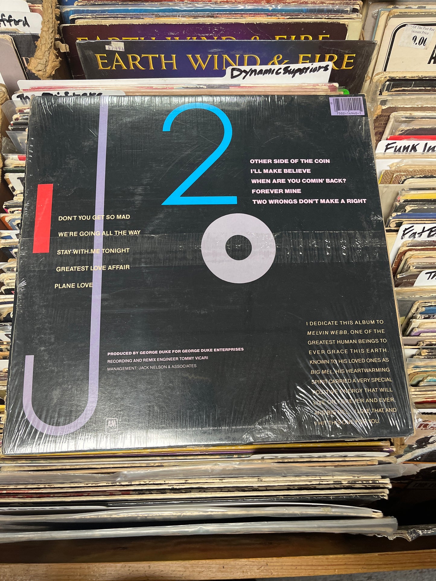 Jeffrey Osborne – Stay With Me Tonight Vinyl Lp SP-4940 VG+/VG+