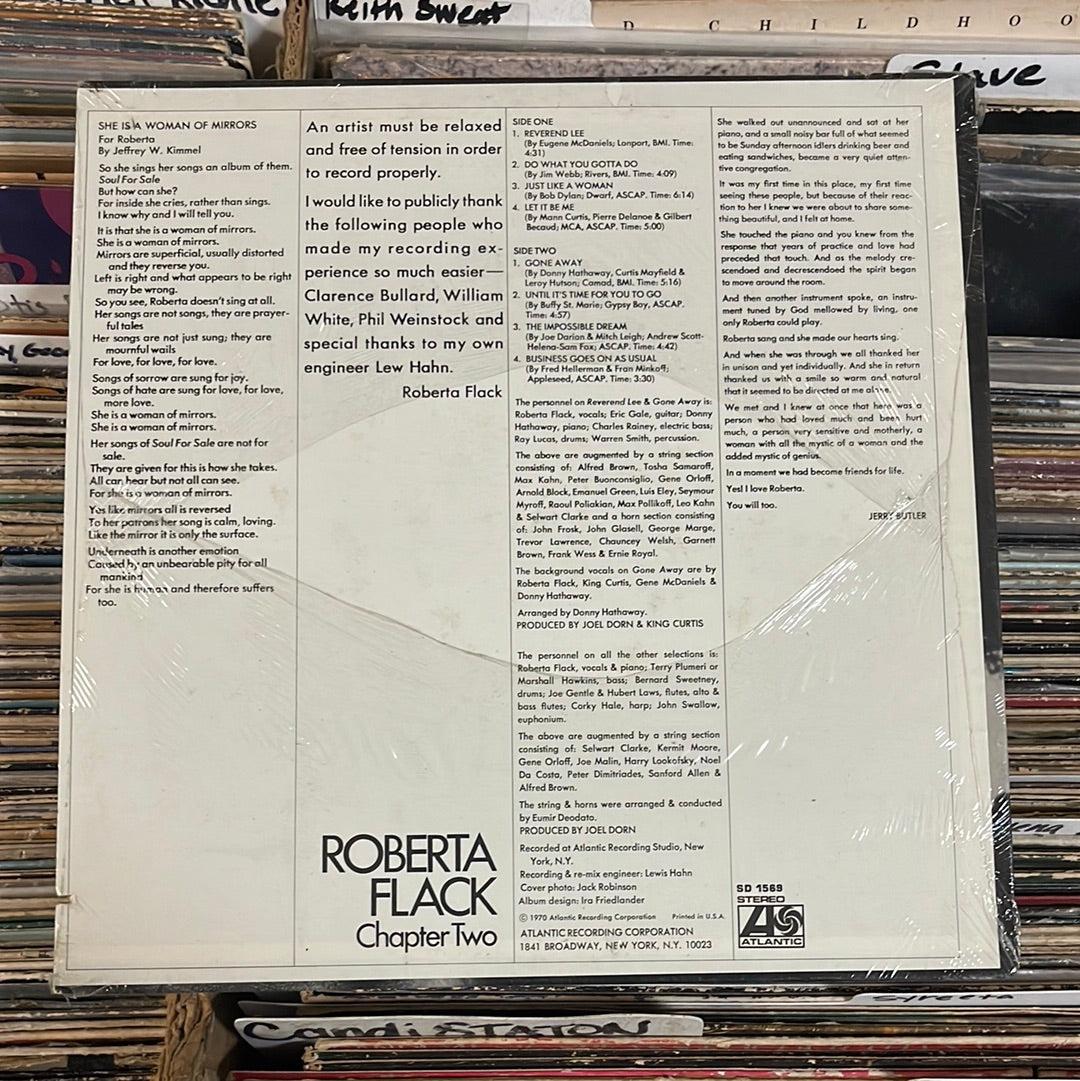 Roberta Flack – Chapter Two SD 1569 Vinyl Lp