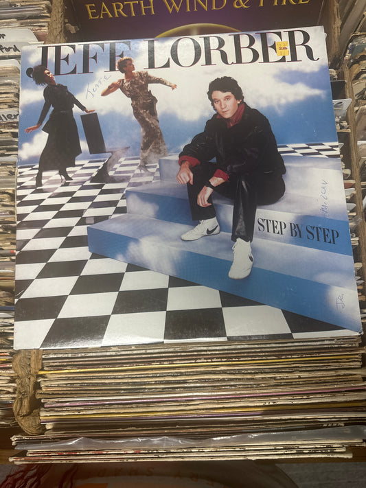 Jeff Lorber ‎– Step By Step Vinyl LP  AL8-8269 VG+/VG+