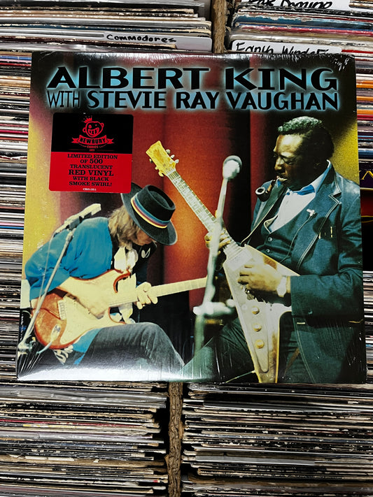 Albert King With Stevie Ray Vaughan ‎– In Session (Red Translucent With Black Swirl) Vinyl Lp STX-7501-1