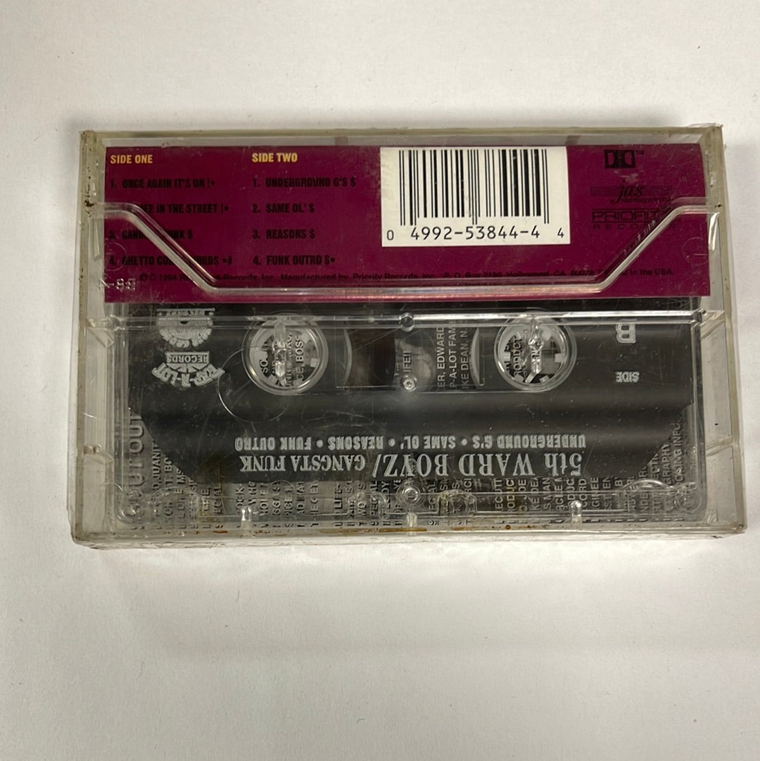 5th Ward Boyz Gangsta Funk Cassette