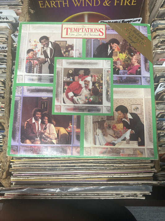 The Temptations ‎– Give Love At Christmas Vinyl LP 2842ML