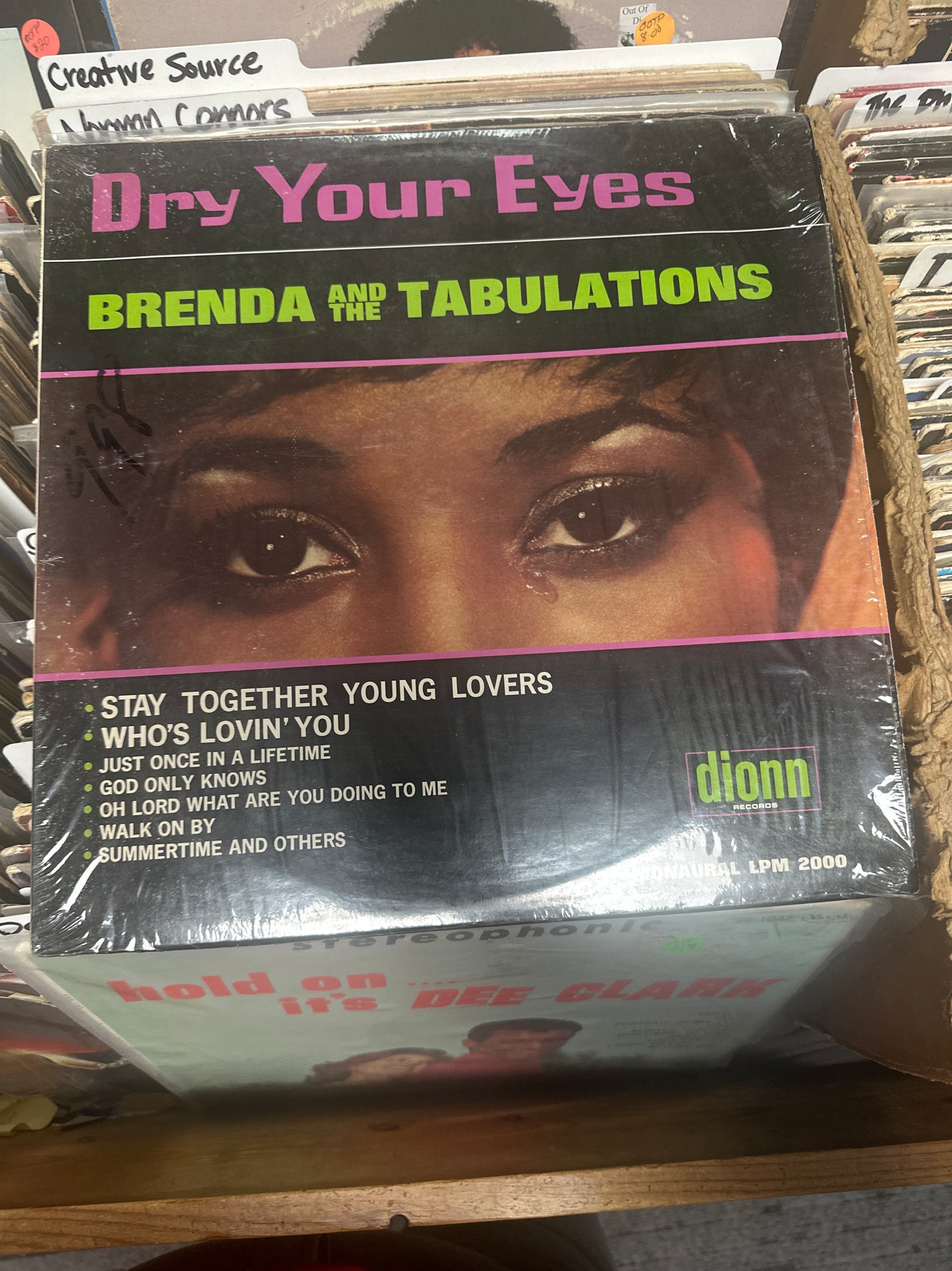 Brenda And The Tabulations-Dry Your Eyes Vinyl Lp LPM 2000 VG+/VG+