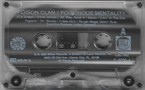 Poison Clan : Poisonous Mentality (Cass, Album)