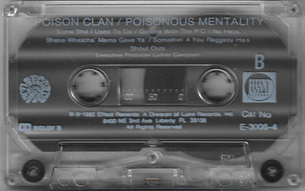 Poison Clan : Poisonous Mentality (Cass, Album)