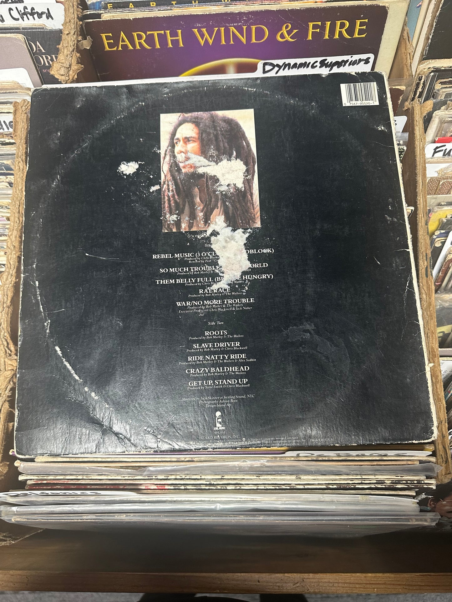 Bob Marley & The Wailers ‎– Rebel Music Vinyl Lp 90520-1 VG+/VG