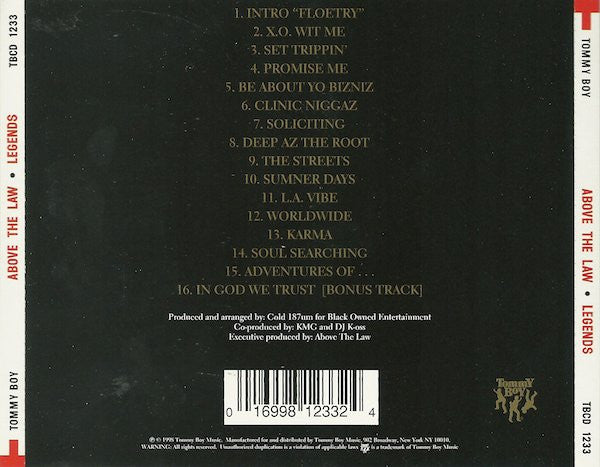 Above The Law : Legends (CD, Album)