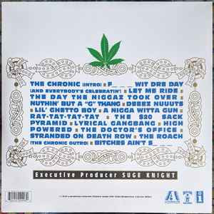 Dr. Dre The Chronic Reissue 2003 Vinyl Lp