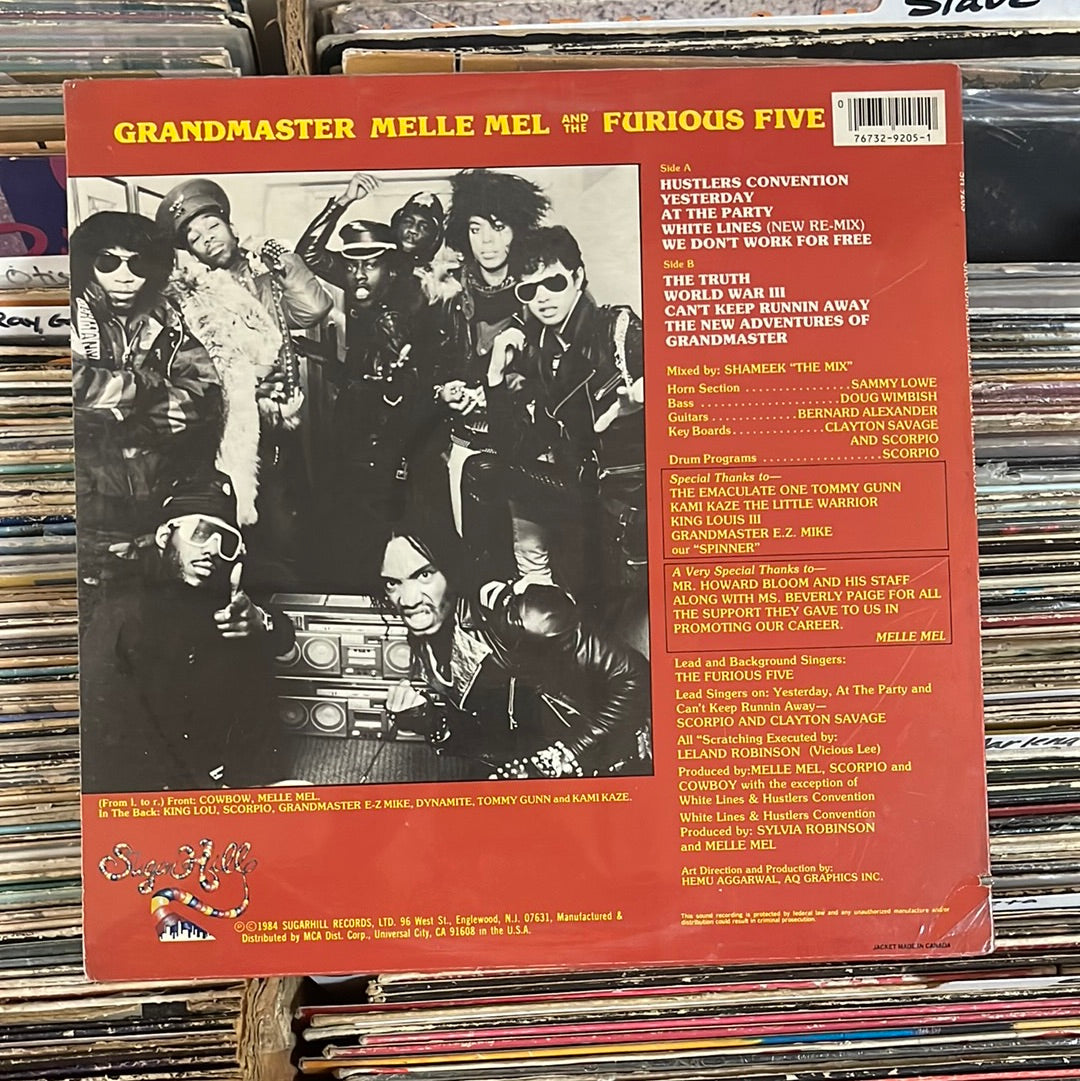 Grandmaster Melle Mel & The Furious Five Vinyl Lp