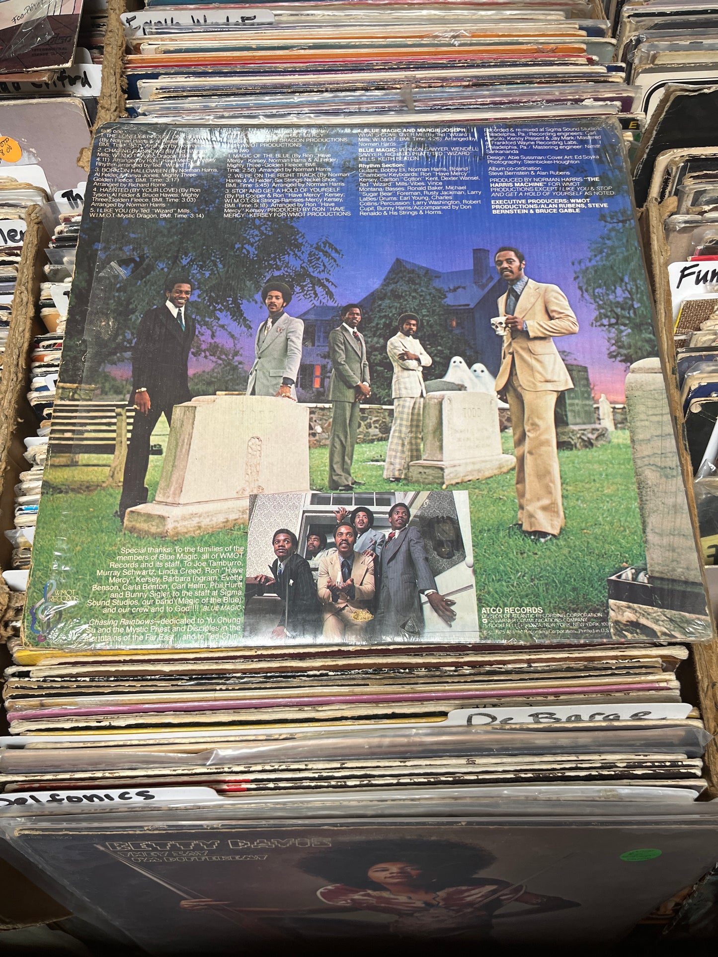 Blue Magic – Thirteen Blue Magic Lane Vinyl Lp SD 36-120 (RI) VG+/VG+