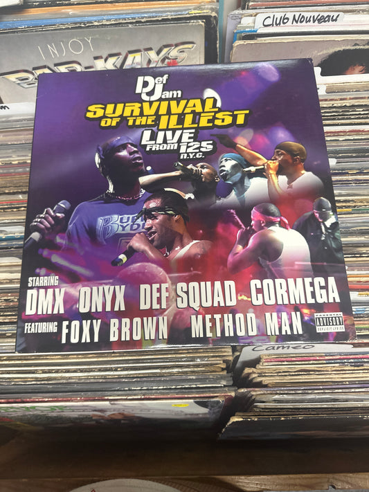 Various – Survival Of The Illest (Live From 125 N.Y.C.) 2xVinyl Lp VG+/VG+