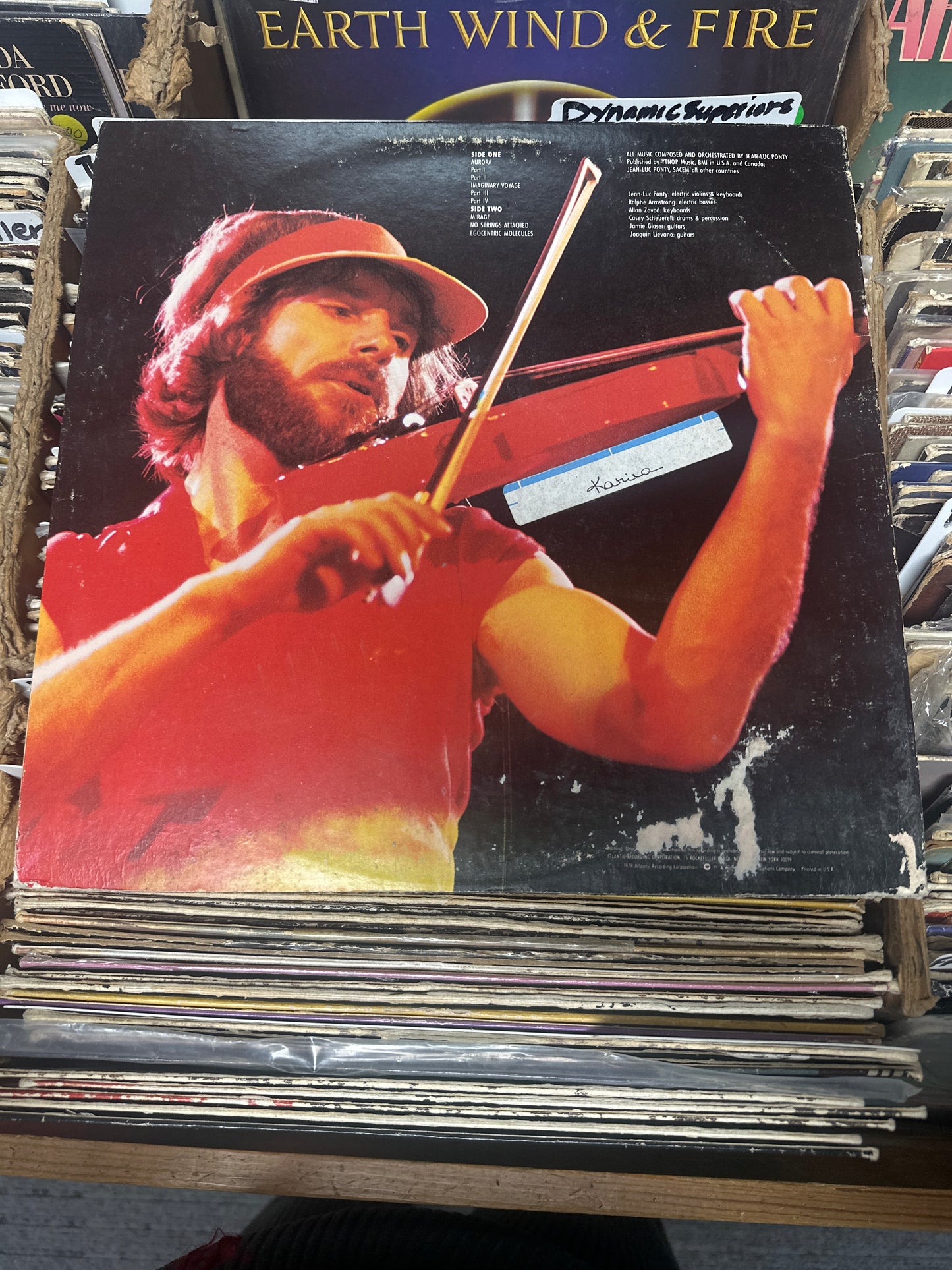 Jean-Luc Ponty ‎– Live Vinyl Lp SD 19229 (RI) VG/VG