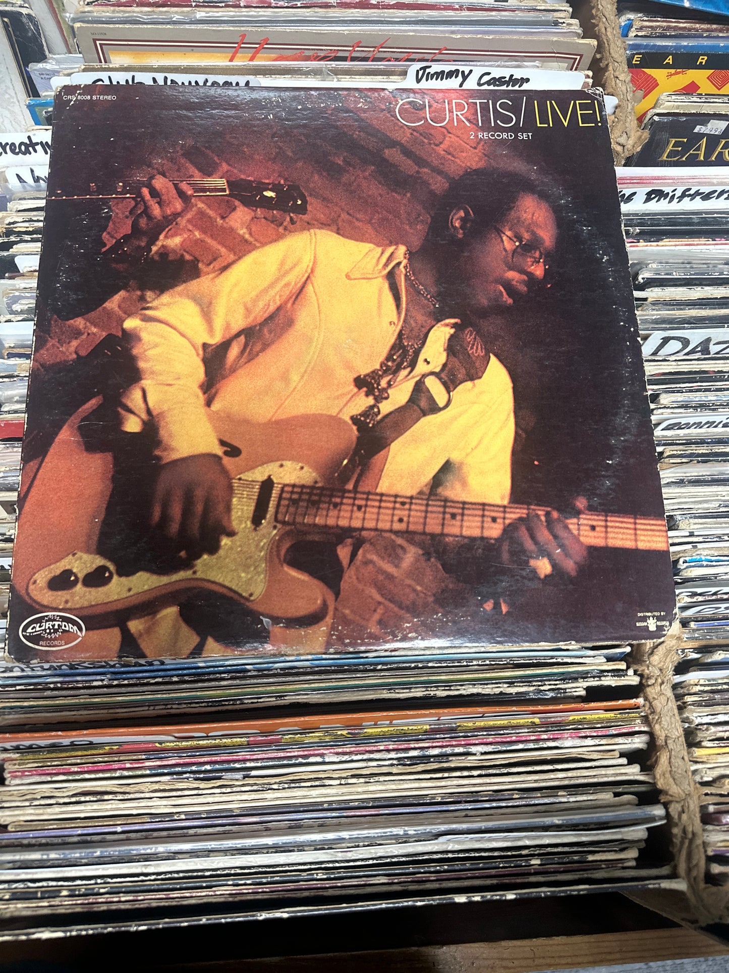 Curtis Mayfield ‎– Curtis / Live! 2 × Vinyl LP 2  Vinyl, American Record Pressing  VG/VG