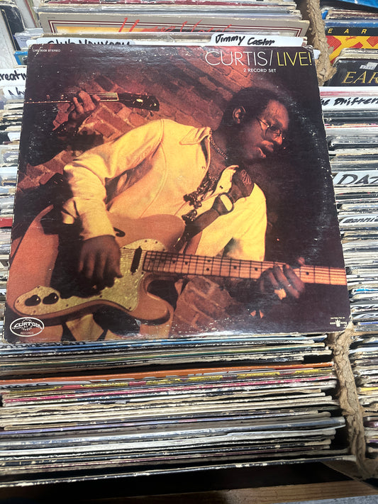 Curtis Mayfield ‎– Curtis / Live! 2 × Vinyl LP 2  Vinyl, American Record Pressing  VG/VG