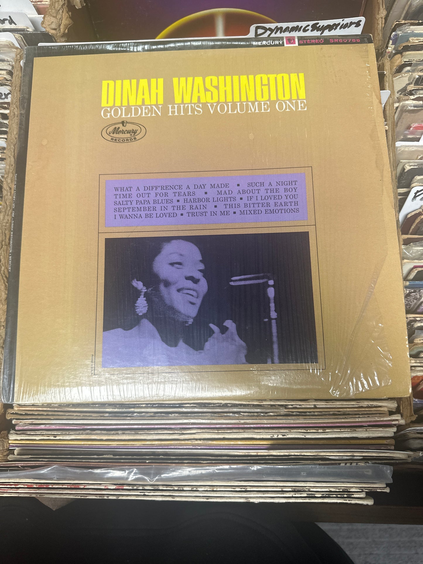 Dinah Washington ‎– Golden Hits Volume One: This Is My Story - Volume 1 Vinyl LP SR-60788 VG+/VG+