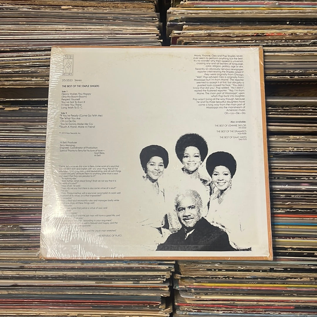 The Staple Singers ‎– The Best Of The Staple Singers Vinyl Lp