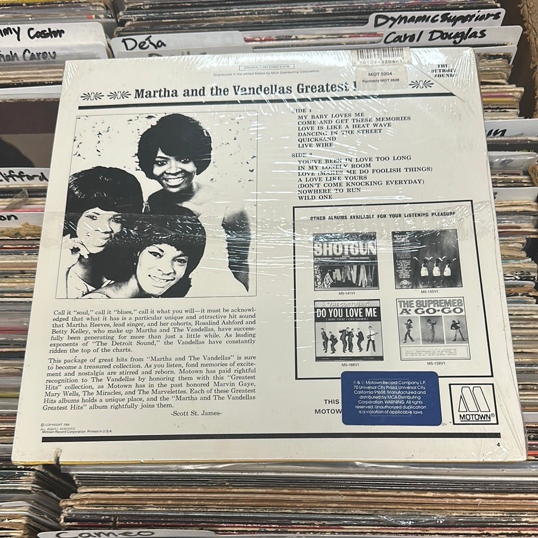 Martha & The Vandellas – Martha And The Vandellas Greatest Hits Vinyl Lp