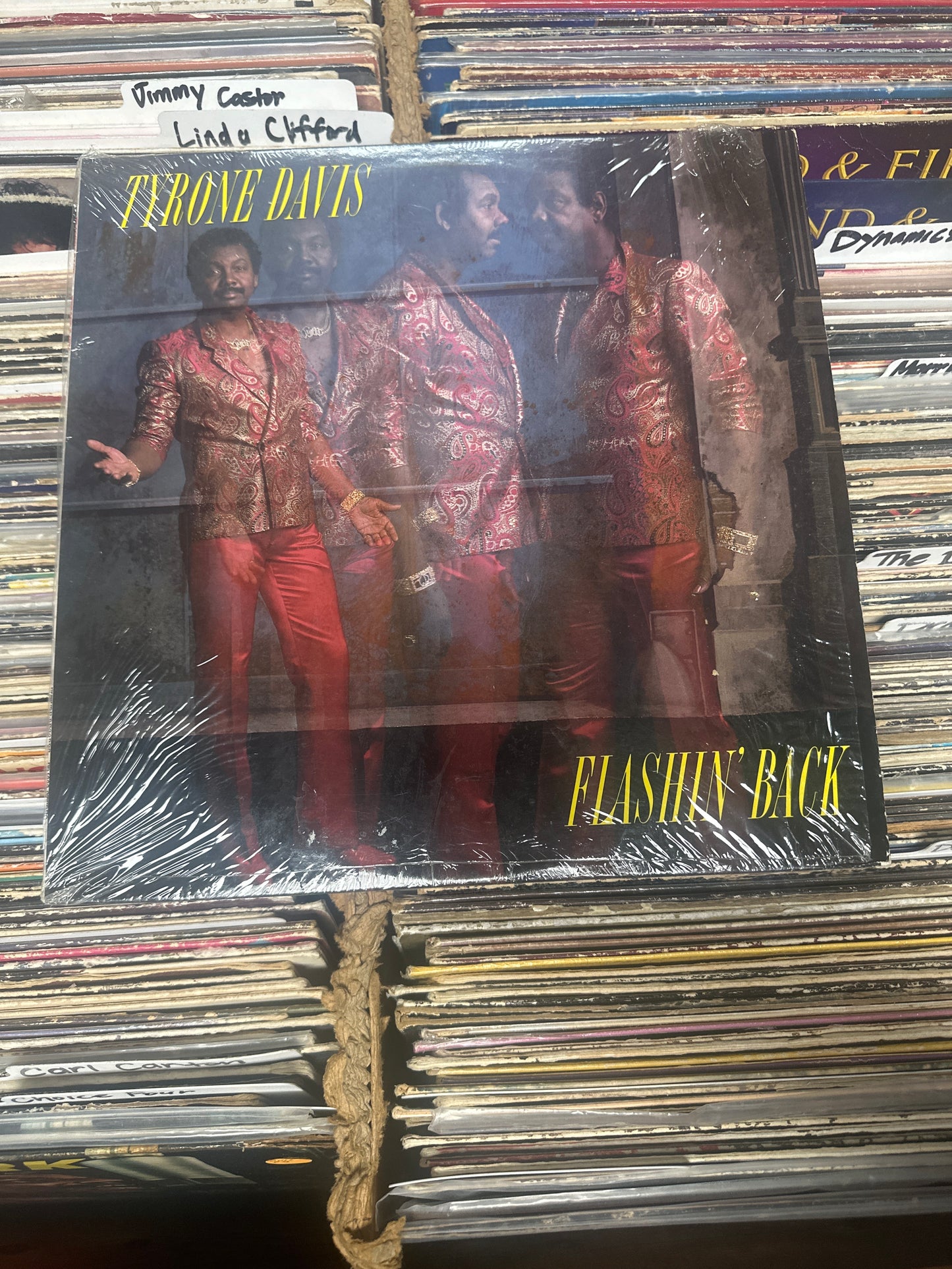 Tyrone Davis -Flashin' Back Vinyl FR 1003 VG+/VG+
