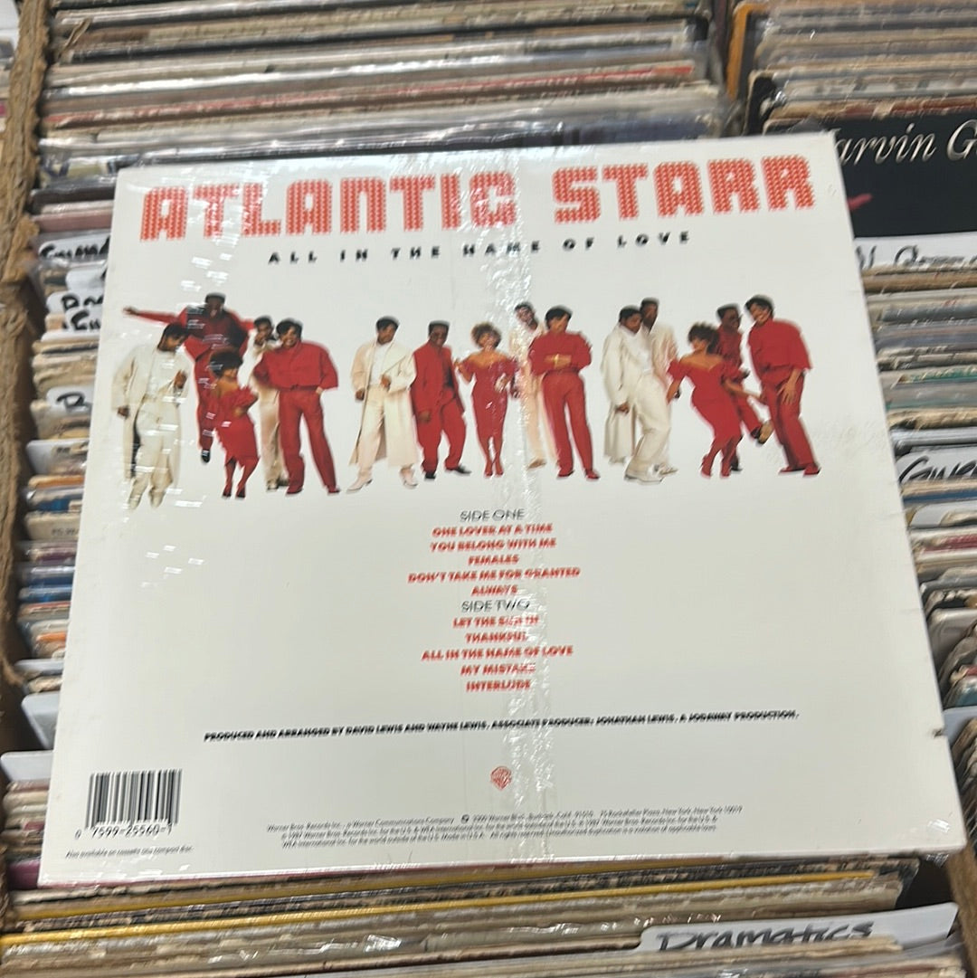 Atlantic Starr – All In The Name Of Love Vinyl LP 9 25560-1