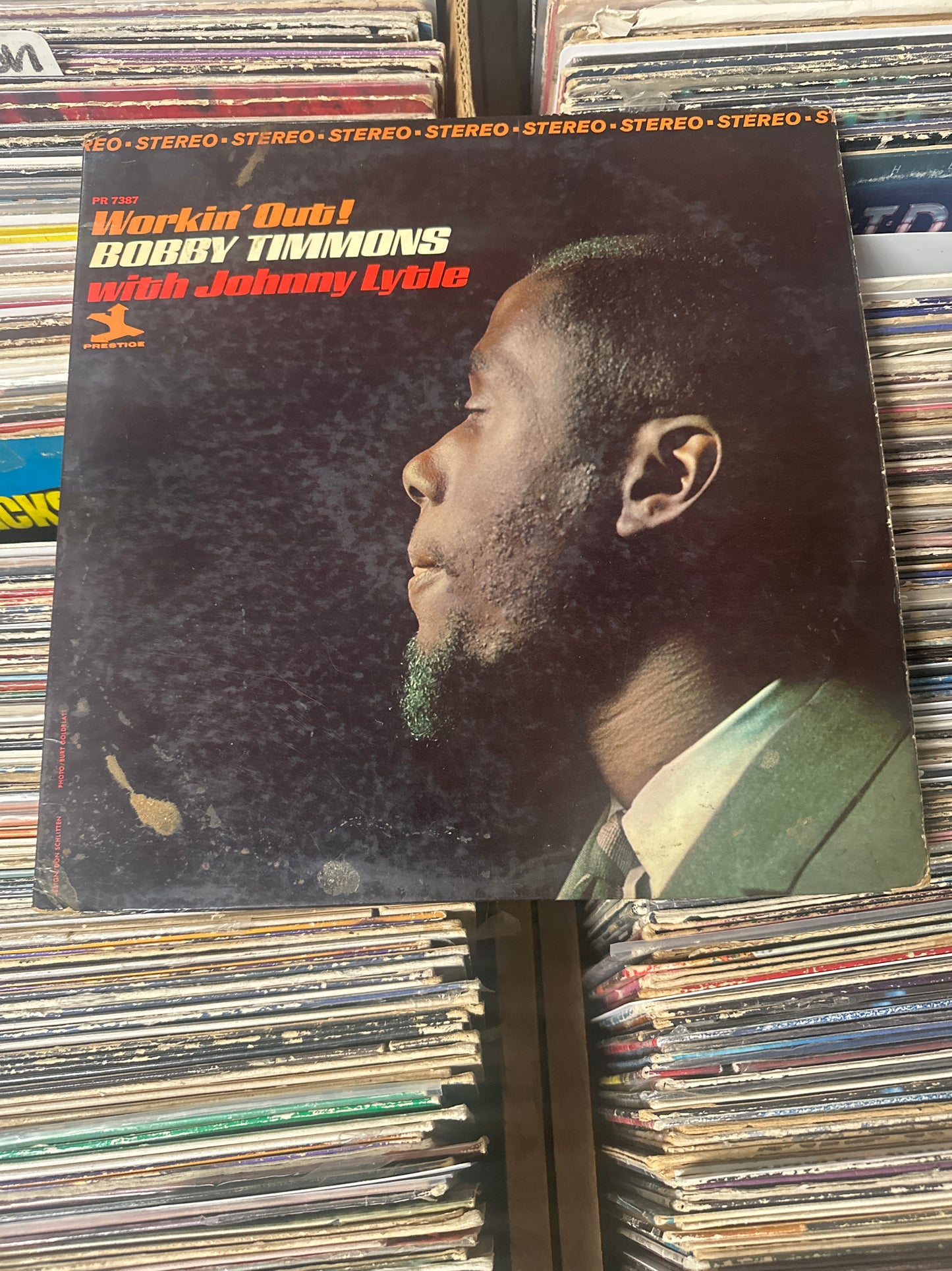 Bobby Timmons With Johnny Lytle ‎– Workin' Out! PR 7387 VG/VG