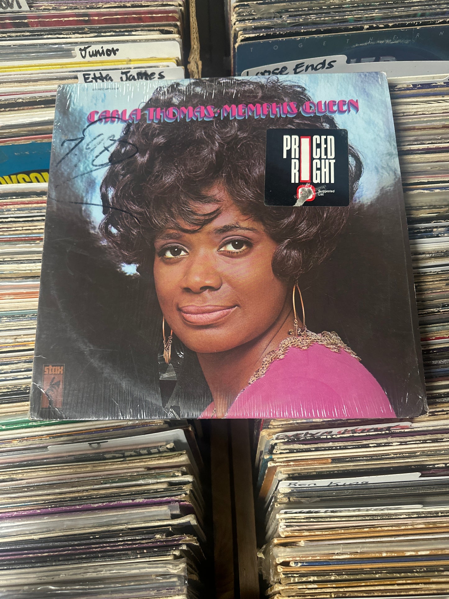 Carla Thomas – Memphis Queen Vinyl Lp  MPS 8538(Reissue) VG+/VG+
