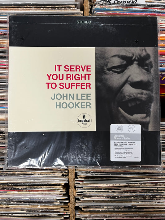 John Lee Hooker ‎– It Serve You Right To Suffer 180 G Vinyl Lp AS-9103