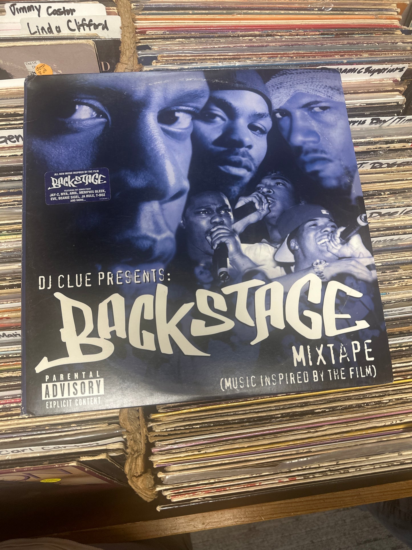 DJ Clue – Backstage Mixtape (Music Inspired By The Film) Promo Vinyl LP
