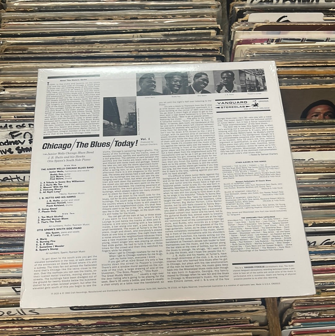 Various – Chicago/The Blues/Today! Vol. 1 180g Vinyl Lp Reissue  CR00515