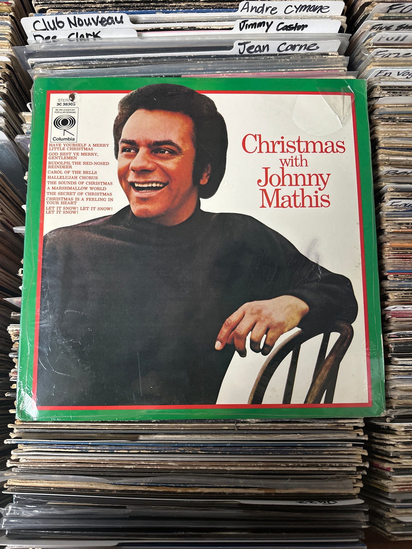 Johnny Mathis ‎– Christmas With Johnny Mathis Vinyl LP