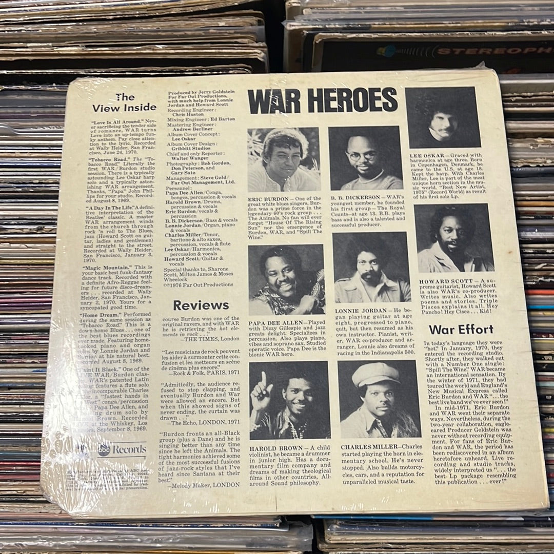 War Featuring Eric Burdon* ‎– Love Is All Around Vinyl Lp I’m