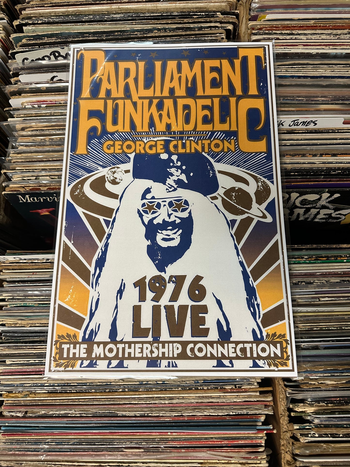 Parliament Funkadelic Mothership Connection Poster