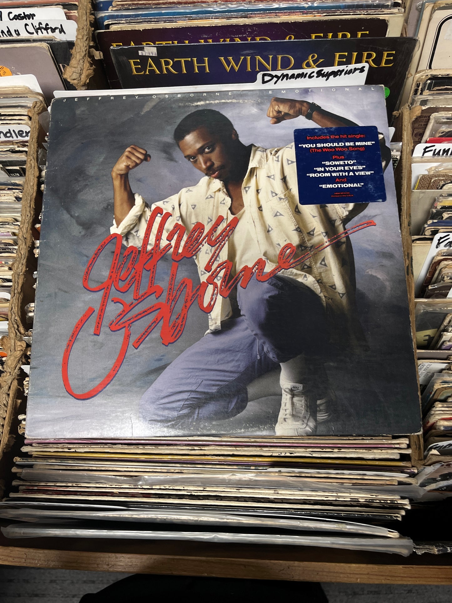Jeffrey Osborne – Emotional Vinyl LP A&M SP 5103 (B) VG+/VG+