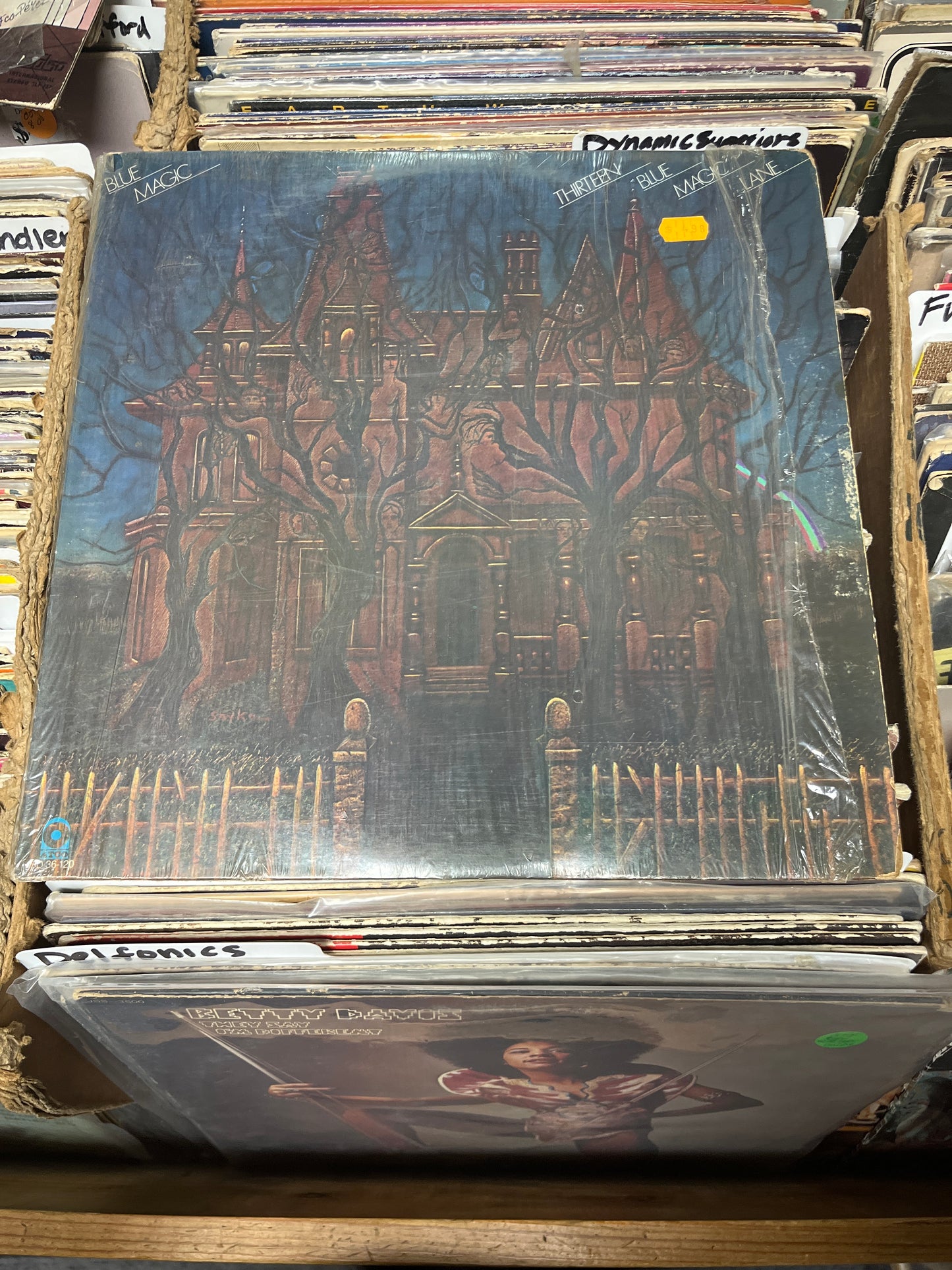 Blue Magic – Thirteen Blue Magic Lane Vinyl Lp SD 36-120 (RI) VG+/VG+