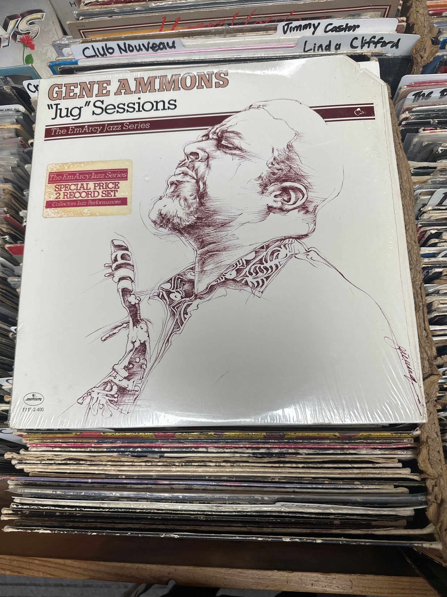 Gene Ammons ‎– "Jug" Sessions Vinyl LP EMS-2-400 VG+/VG+